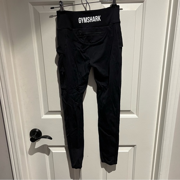 Gymshark Black Full Length Leggings with Pockets - Picture 4 of 5